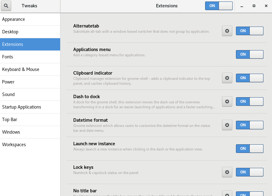 Top Gnome Shell Extensions For Oracle Linux